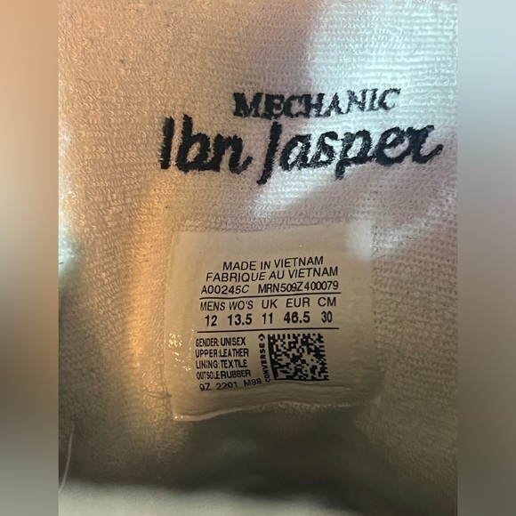 Converse One Star OX IBN Jasper White A00245C Chunky Sneaker Men's 12 - Picture 10 of 11